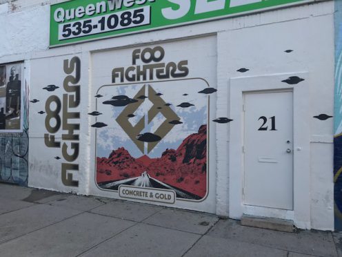 Foo Fighters mural