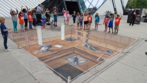 ROM Chalk Art