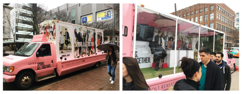 holt renfrew mobile vehicle advertising