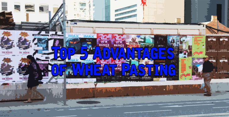 top 5 advantages of wheat pasting