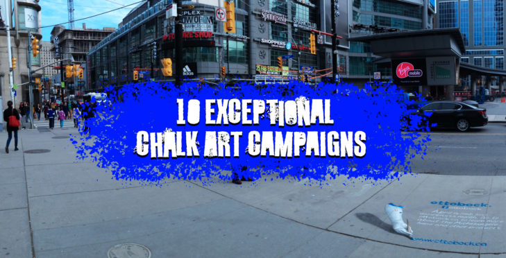 10 exceptional chalk art campaigns